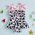 thumbnail image 2 of JIAYUE Girls Swimwear Leopard Square Collar Baby Infant 1 Piece Toddler Sleeveless Skirt Bathing Suit Swim Suits Hawaii Holiday Children Swimsuit, 2 of 6
