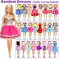 thumbnail image 6 of ZITA ELEMENT 83 Pcs Doll Clothes & Accessories with Purple Closet Wardrobe for 11.5 Inch Doll Dress Up Set Including Wardrobe Shoes, Wallet, Dress Hangers, Brush, Necklace, Pet and Other Accessories, 6 of 8