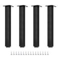 thumbnail image 1 of 12 Inch Furniture Leg, Adjustable Table Legs, Metal Cabinet Legs Extension for Table, Sofa,Set of 4, 1 of 7
