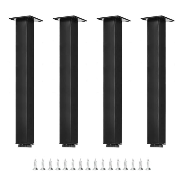 12 Inch Furniture Leg, Adjustable Table Legs, Metal Cabinet Legs Extension for Table, Sofa,Set of 4
