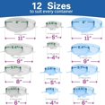 thumbnail image 4 of 12-Piece Silicone Expandable Lids Durable, Eco-friendly Elastic Lids Reusable And Heat-resistant Multiple Sizes For Bowls (Blue 12-piece Set, White 12-piece Set), 4 of 5