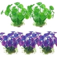 thumbnail image 1 of Plantas acuáticas artificiales para acuario, decoración de plantas de plástico para pecera, 5 piezas., 1 of 5