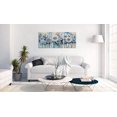 thumbnail image 4 of Watercolor Dandelion Canvas Wall Art White Flowers Floral Paintings Abstract Flowers Prints Teal Turquoise Pictures Artwork for Bathroom Living Room Bedroom Nursery Office Home Decor 12"X16"x3, 4 of 6