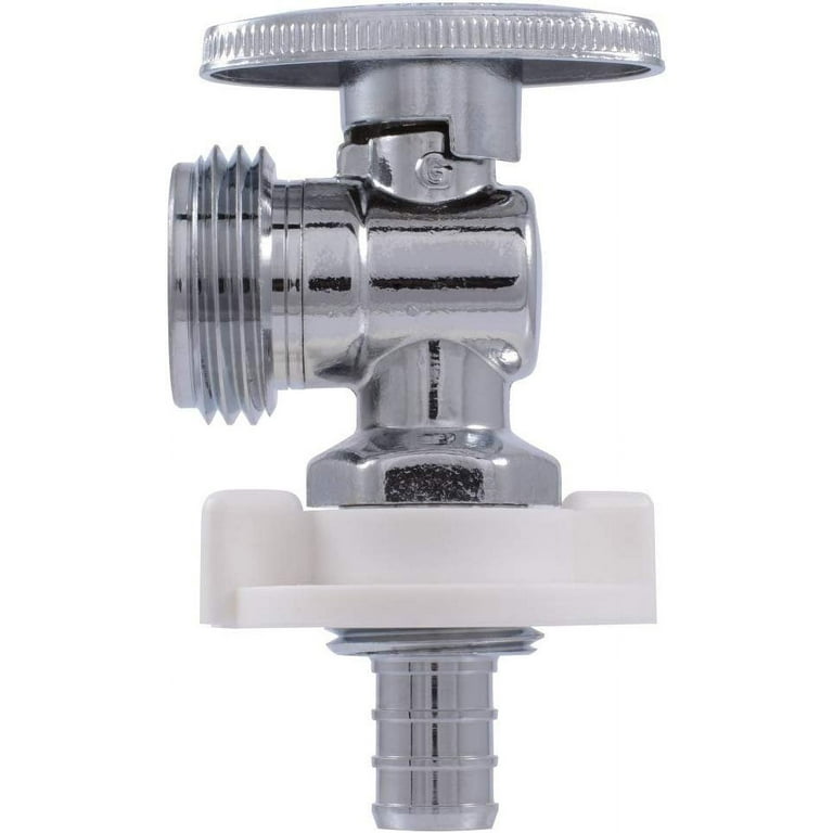 SharkBite 23064LF PEX Angle Shut Off Valve, 1/2-Inch by 3/4-Inch
