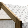 thumbnail image 4 of Animal Cartoon Pet House, Playing Butterflies Design Pattern, Outdoor & Indoor Portable Dog Kennel with Pillow and Cover, 5 Sizes, Pale Pink White Grey, by Ambesonne, 4 of 4