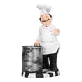 thumbnail image 2 of Desktop Decoration, Home Decor Chef Statue  for Kitchen Decor for Restaurant for Dining Room, 2 of 8