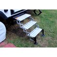 thumbnail image 3 of Torklift Entry Step A8004 GlowStep Revolution; Without Platform; 16 to 17 Inch Collapsed Height; Built In Step Tread; Self-Illuminating Glow Plates; Lockable-Lock Sold Separate; Silver, 3 of 7
