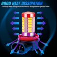 thumbnail image 4 of 4x H11 H9 H8 LED Headlight Kit High/Low Beam Fog Driving Bulbs 6500K Xenon White, 4 of 5