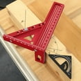 thumbnail image 4 of Professional Triangle Ruler Feature Anodized Surfaces Enhances Durability MultiAngle Measuring Ruler For Technical Draw, 4 of 8