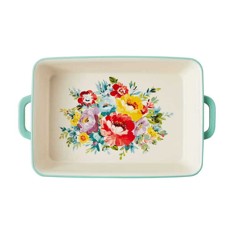 Lidia's Kitchen 9 x 13 Ceramic Baker with Serving Tray Lid - 20629885