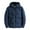 Dark Blue#02, variant on Leesechin Big & Tall Jackets for Men Loose Plush Warm Cotton Hooded Jacket Long Sleeve Parkas Black M