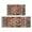 Boho Brown Patterned, variant on Kitchen Rugs and Mats Non Skid Washable Boho Brown Carpet Kitchen Mat and Rug Set,Floor Cushion Waterproof Rug,Rubber Backed Area Rugs for Kitchen Laundry