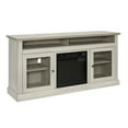 thumbnail image 6 of SYNGAR Modern TV Stand, Fireplace TV Cabinet for TVs up to 65" with 2 Sliding Doors and 4 Shelves, Storage TV Cabinet for Living Room, Bedroom, 60" Entertainment Console TV Stand, Gray, D7530, 6 of 8