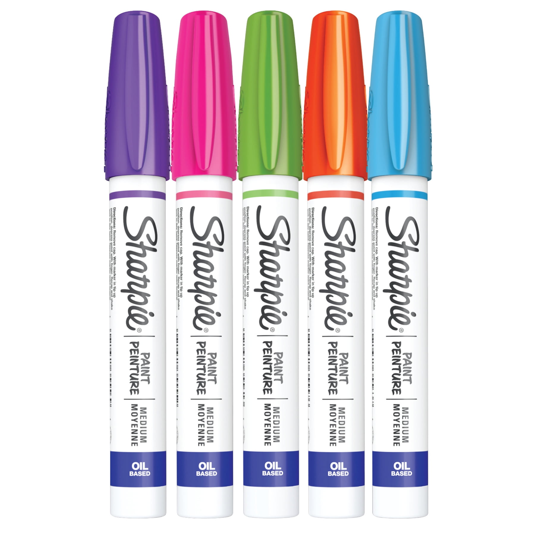 6 Packs: 5 ct. (30 total) Sharpie Medium Point Fashion Paint Markers