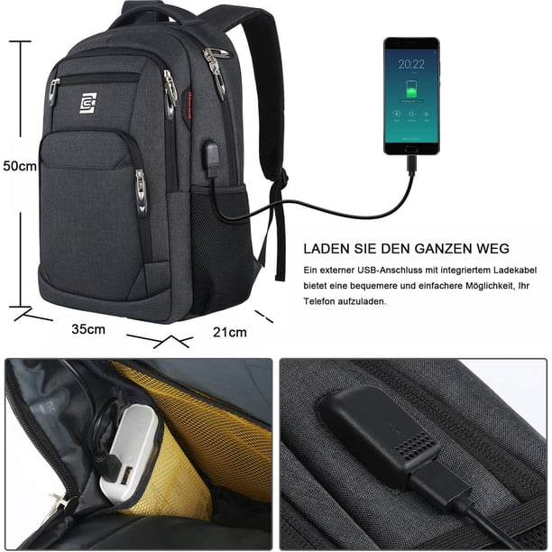 Ochila Convertible Para Ujer, Ochila Para Laptop, Resistente Al Agua