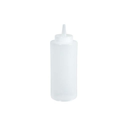 Winco PSB08C 8 oz Clear Squeeze Bottle