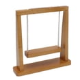 thumbnail image 4 of Mini Wooden Swing 1:12 Miniature Scene Furniture Model Dollhouse Accessory for Above 3 Years Old, 4 of 8