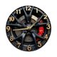 thumbnail image 2 of Reloj de Pared de Diseño Vintage, Reloj Colgante con Ruedas, Decoración Mecánica, Forma de Reloj, Madera, Material PP, para Sala de Estar, Cocina, Dor, 2 of 8