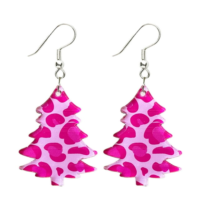 Fiudx Liquidación de ahorros de verano Pendientes de gota geométricos bohemios de colores Pendientes acrílicos de doble cara para mujer Pendientes