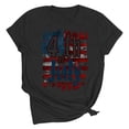 thumbnail image 3 of Goodtrade8 Womens Summer Shirts July 4th Red White and Blue Pullover Independence Day Short Sleeve USA Years Anniversary American Flag Casual Crew Neck Tops for Women Fashion, 3 of 8