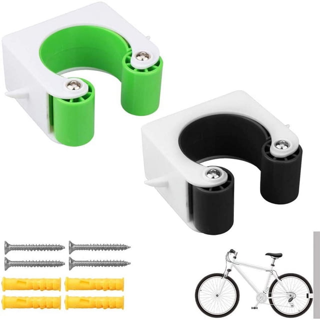 Hebilla de estacionamiento para bicicleta de 2 piezas, hebilla de estacionamiento para bicicleta de carretera, hebilla de suspensión de estacionamiento de plástico creativa portátil con