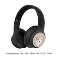 thumbnail image 4 of Bonitos auriculares para juegos de 400 mAh compatibles con Bluetooth 5.3 EDR (negro), 4 of 8