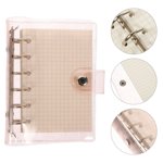 IFANLANDOR 1Set Reliure mince rectangulaire rose pour l'étude 5.7X4.7in