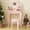 Pink, variant on 2 in 1 Kids Makeup Vanity with Mirror & 3-Color LED Lights, Girls Pretend Play Vanity Set, Princess Makeup Desk & Chair Set with Drawer & Cute Bow Print for Girls Toddler, White