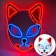 thumbnail image 4 of Accesorios LED para disfraces, cara de plástico de anime japonés, cosplay luminoso para adultos, mascarada, 4 of 4
