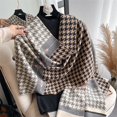 thumbnail image 1 of Bufanda de cachemir para mujer, chal grueso de diseño de lujo, manta, Foulard, Poncho de viaje, estolas, invierno, 2022 Fivean unisex, 1 of 2