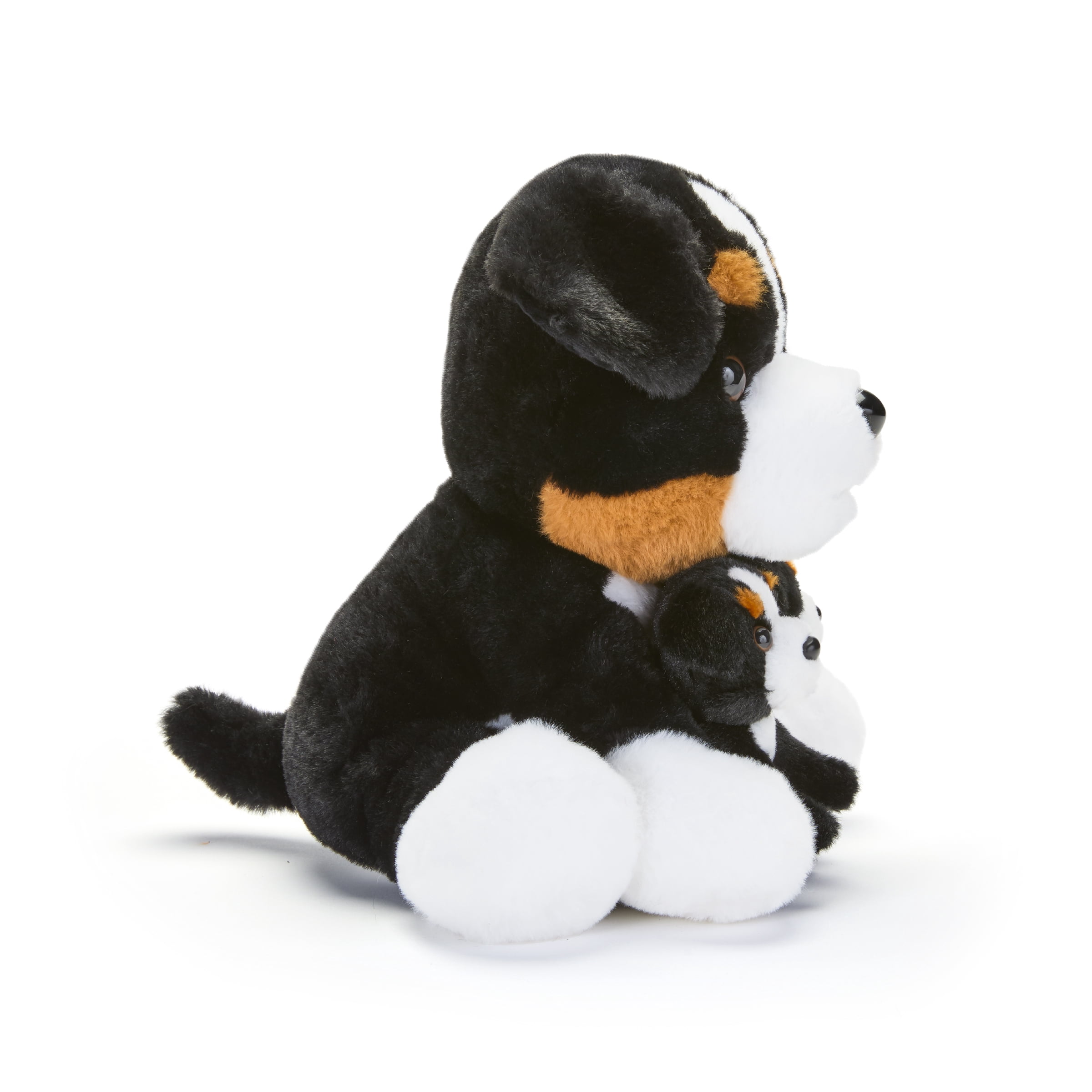 Hugs & Cuddles™ Fluffy Fam 10” Bernese Dog Mommy & Babies Plush Set