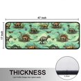 thumbnail image 5 of Kitchen Rugs Sets Of 2,Colorful Dinosaurs Scientific Name Pattern Anti Fatigue Kitchen Mat Rugs Non Slip Washable,Decorative Kitchen Floor Mats for Kitchen,Sink,Laundry,17"x47"+17"x47", 5 of 5