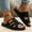 Black, variant on USSUMA Women Sandals 2024 Women's Hollow Mesh Slide Sandals Comfortable Support Mesh Sandals for Women Waterpark Ready Sandals Clearance Sales