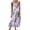 Pink, variant on Ichuanyi Dresses for Women 2022, Fall Women Vintage Sleeveless O Neck Plus Size Bohemian Floral Print Maxi Dress