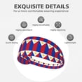 thumbnail image 5 of Philippines Flag Sweatbands Non Slip Headbands For Fashion Workout Yoga Sports Elastic Bands Exercise, 5 of 7