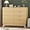 Nature Oak, variant on Fluted Dresser for Bedroom,3 Drawer Dresser for Closet Organizer and Storage Cabinet,Chest of Drawers with Gold Handle,Nightstand,Storage Organizer for Living Room,Bedroom,Natural Oak