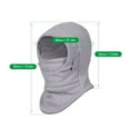 thumbnail image 3 of Graflsoa Double-Layer Fleece Balaclava for Girls - Light Rose, Soft & Windproof, Adjustable Fit for Outdoor Sports, 3 of 6