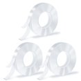 thumbnail image 1 of Cinta adhesiva de doble cara SUTOUG Nano transparente, 3 rollos de 3 m, 1 of 7