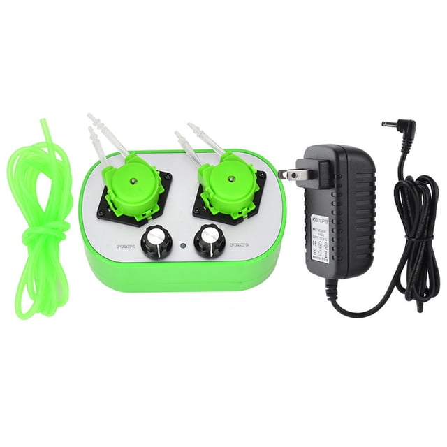 Mini Peristaltic Pump Automatic Self Priming Pump 100-240V US Plug (19-120ml min)*2 G628-2-3