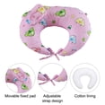 thumbnail image 3 of Funda de almohada para lactancia Hukapapa, funda de almohada para lactancia de bebé, suave y cómoda, adecuada para almohada para lactancia de recién nacidos, 3 of 5
