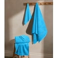 thumbnail image 3 of GLAMBURG Ultra Soft 6 Pack Cotton Towel Set, Contains 2 Bath Towels 28x55 inch, 2 Hand Towels 16x24 inch & 2 Wash Coths 12x12 inch, Ideal for Everyday use, Compact & Lightweight - Turquoise Blue, 3 of 5