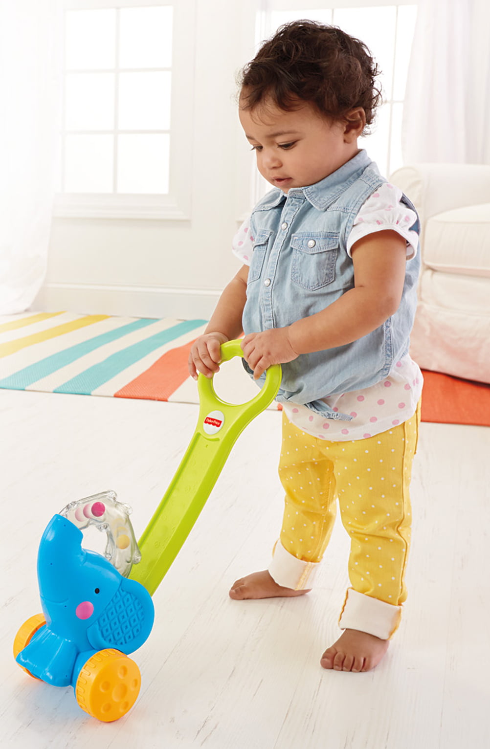 fisher price elephant pop and push