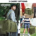 thumbnail image 4 of Green 32 Quart Soft-Sided Cooler 48-can Capacity For Picnic Camping Beach Fishing Outdoor, 4 of 7