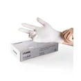 thumbnail image 1 of Guantes desechables de nitrilo LANON, aptos para alimentos, blancos, medianos, 1 of 6