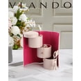 thumbnail image 4 of Vlando Viaggio Caja pequeña para joyería, accesorios esenciales de viaje para mujeres, regalos para viajeros, parejas, mamás, amigas, dama de honor, 4 of 5
