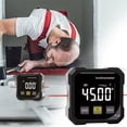 thumbnail image 2 of Digital Angle Finder & Magnetic Inclinometer Level Tool - 360° Precision with 0.1° Accuracy for Woodworking, Table Saw, Construction & HVAC Installation, 2 of 8