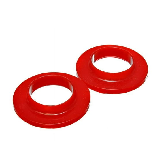 Energy Suspension Universal 2 1/8in ID 3 3/4in OD 3/4in H Red Coil Spring Isolators (2 per set)