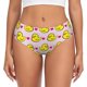 thumbnail image 1 of Fotbe Ducks And Pink Heart Calzones Estampados para Mujer – Ropa Interior de Algodón, Cómoda, Suave y Elástica-Small, 1 of 6