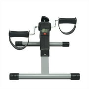 Htovila Under Desk Bike Pedal Exerciser for Legs Arms Portable Peddler Adjustable LCD