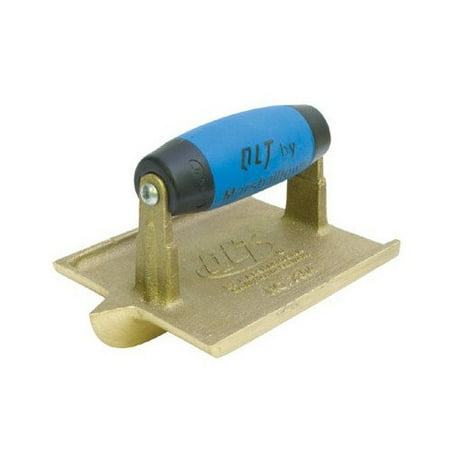 10438 6-Inch by 4-1/2-Inch Bronze Hand Groover with Resilient Handle - Marshalltown - 7316